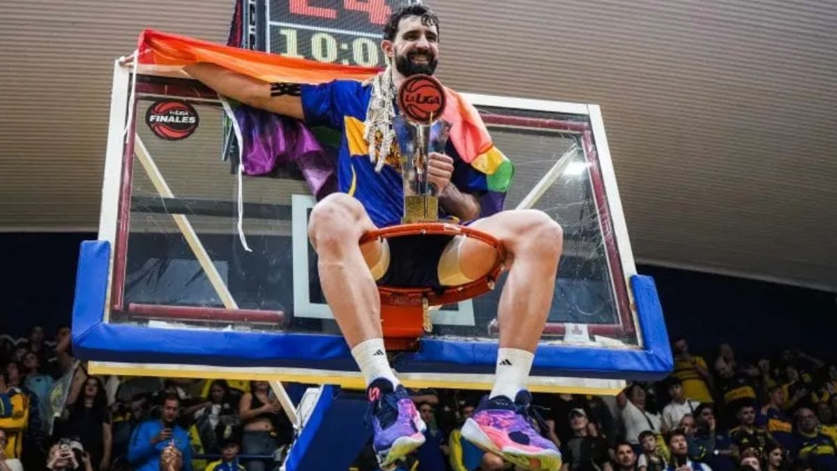 El basquetbolista de Boca que festejó de una manera significativa el título de la Liga Nacional de Básquet.&nbsp;