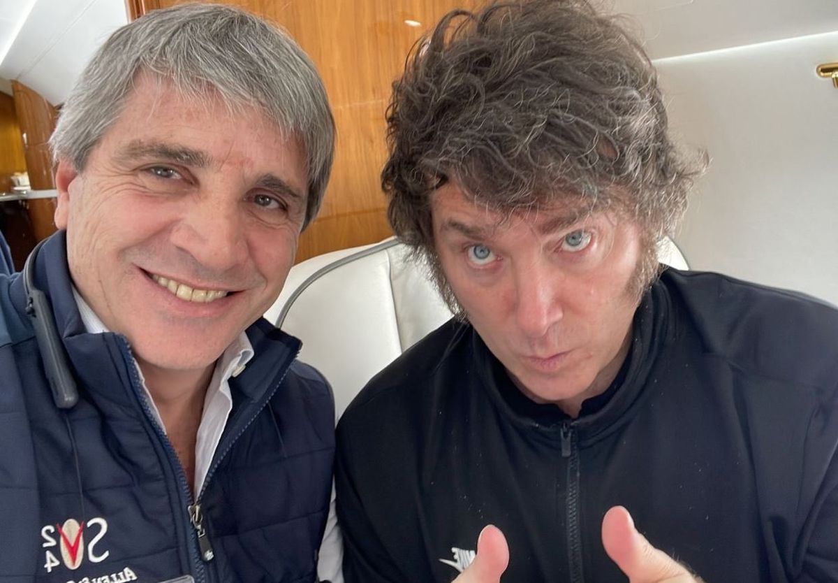 Caputo y Milei. Caputo y Milei. 