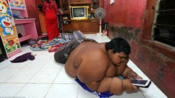 Pusieron a dieta al chico más gordo del mundo