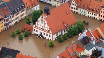 La terribles imágenes de la inundación europea