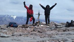 Dos miembros de la Patrulla de Rescate lograron la primera cumbre del Aconcagua
