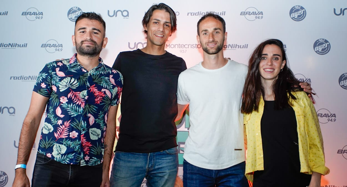 Matías Arrieta, Sebastián Palma, Mauricio Nahim y Agustina Martoni, equipo de Marketing. Fotos: Axel Lloret.