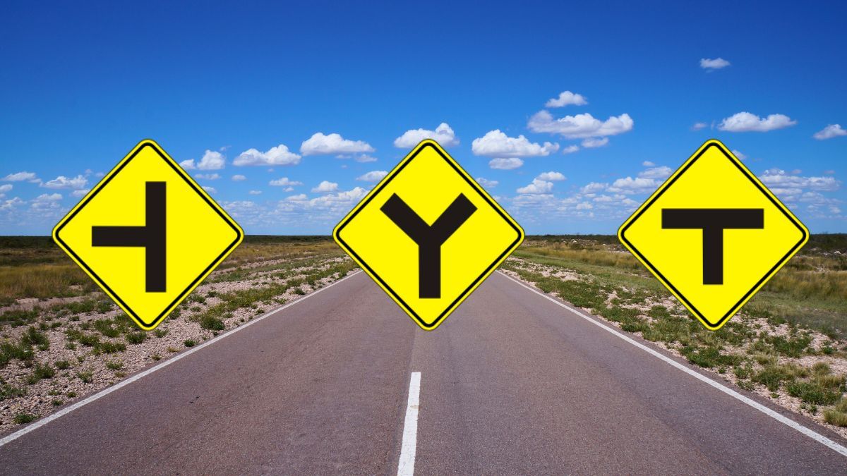 Las 3 señales de tránsito que nadie logra diferenciar entre sí: qué significan Las 3 señales de tránsito que nadie logra diferenciar entre sí: qué significan
