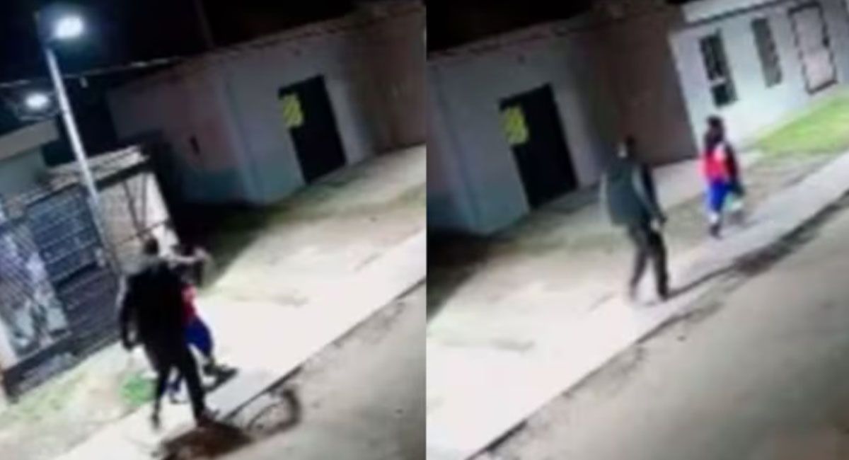 Atacó a su hijo a cintazos