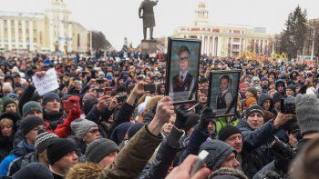 Manifestaciones por la tragedia del centro comercial en Rusia