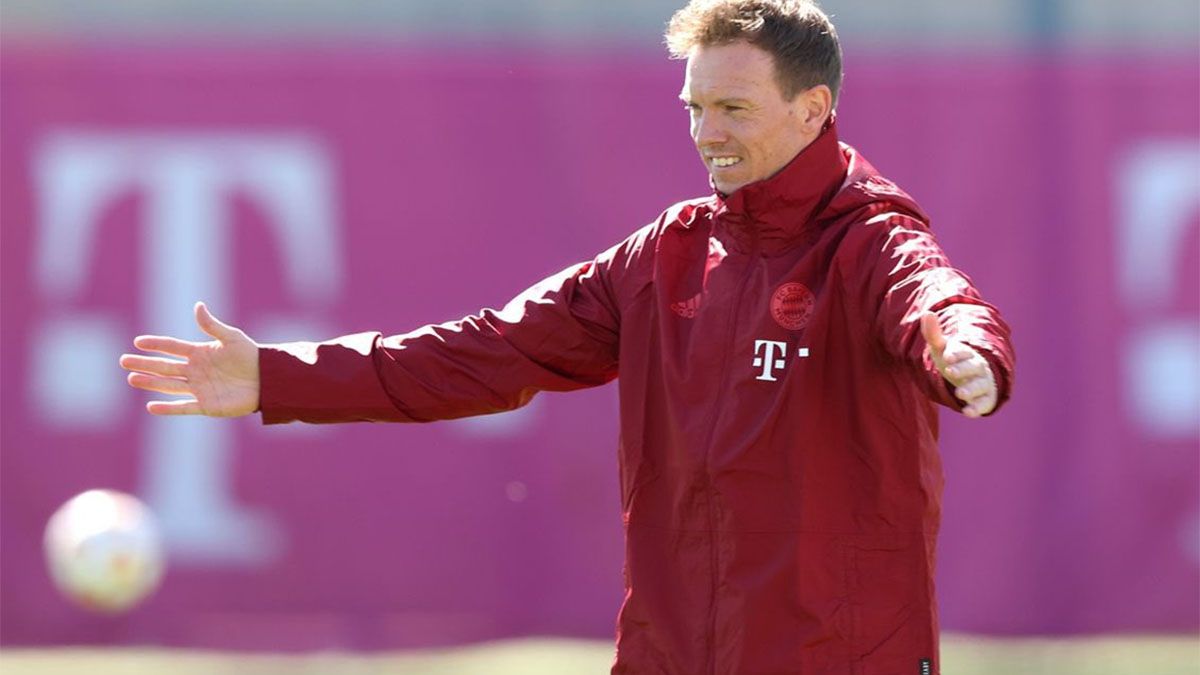 Julian Nagelsmann, el técnico del Bayern Munich.