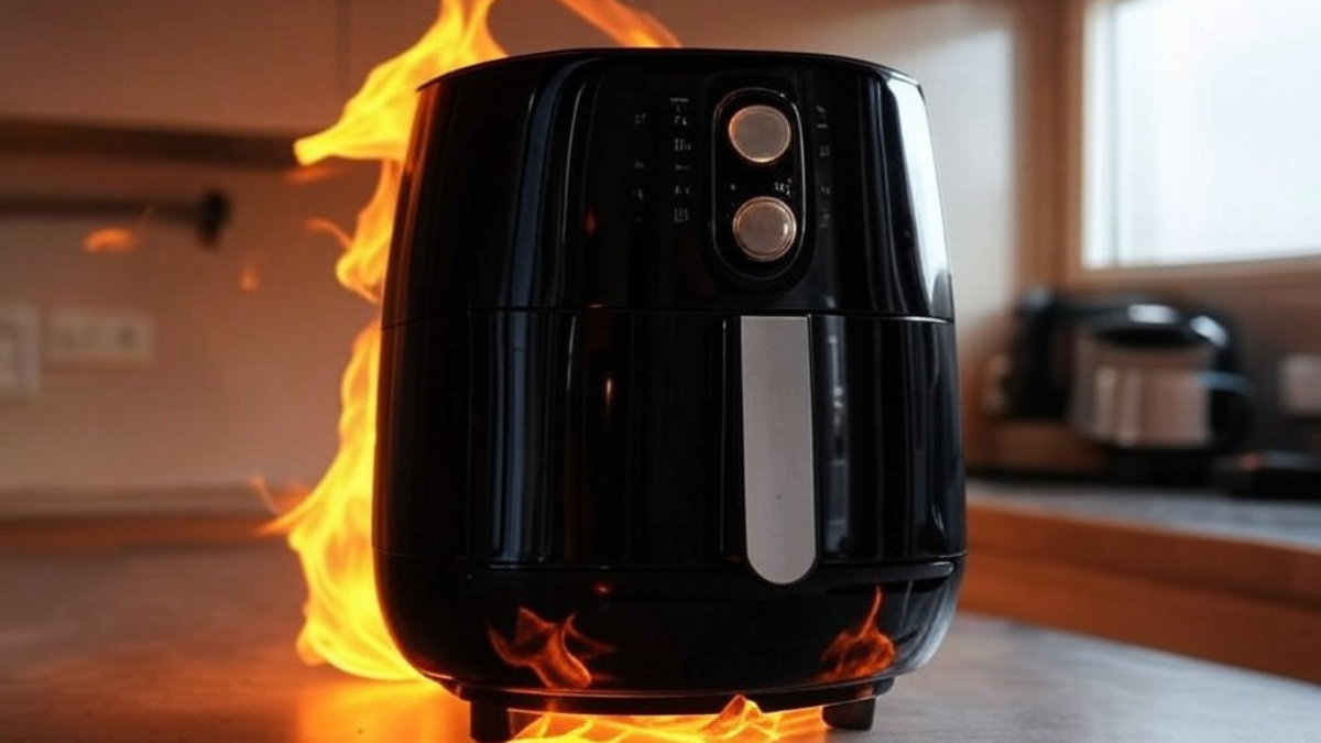Evita un incendio con tu freidora de aire. Evita un incendio con tu freidora de aire.