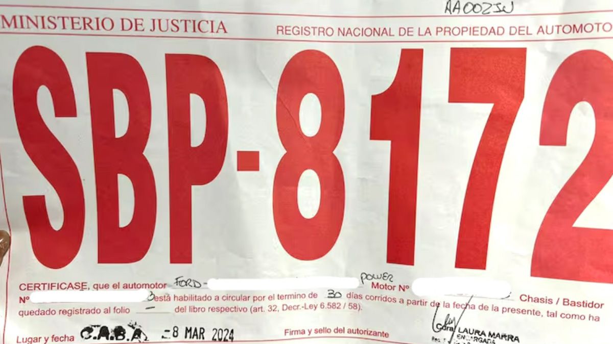 La patente provisoria no tiene validez para salir del país en automóvil, lo que complica a los veraneantes La patente provisoria no tiene validez para salir del país en automóvil, lo que complica a los veraneantes