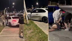 Un auto BMW fuera de control atropelló a un chico en una picada ilegal y protagonizó un accidente que preocupa.