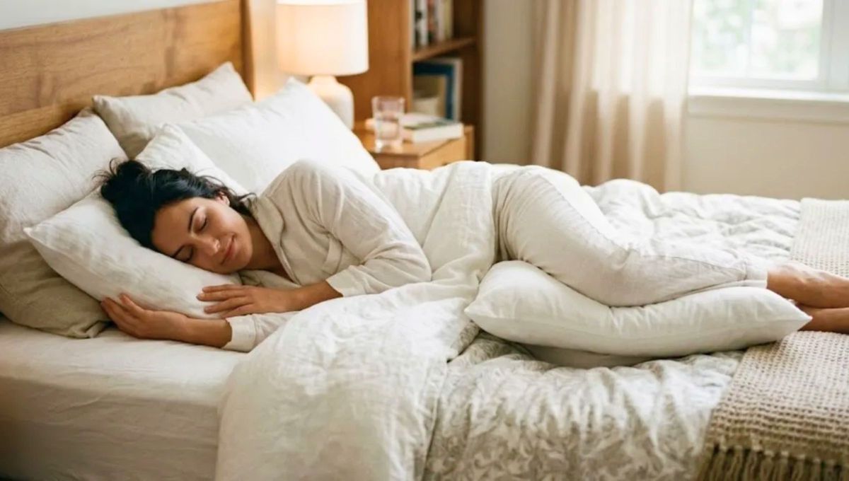 Por qué recomiendan dormir con una almohada entre las piernas y cuáles son los beneficios