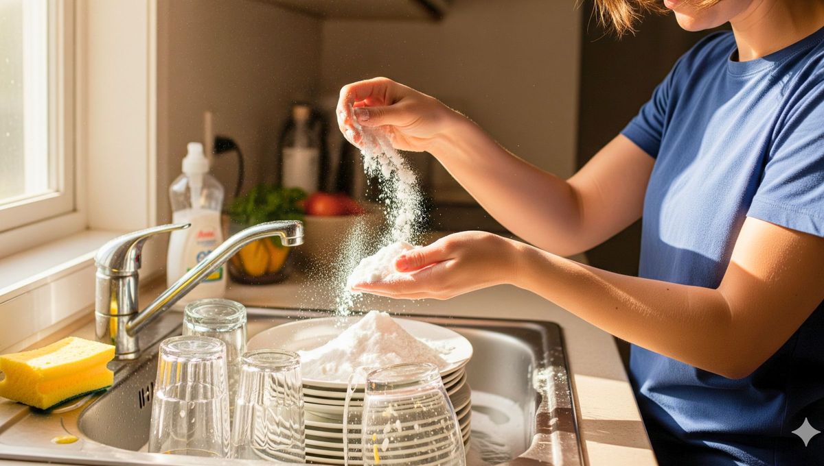 Cómo usar bicarbonato para eliminar el olor a huevo de los platos y vasos: el truco que no falla
