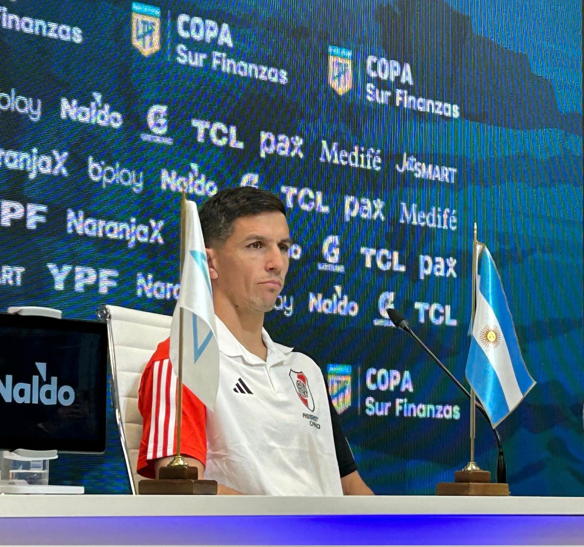 Nacho Fernández confía en que River podrá resolver el partido en los 90 minutos. Nacho Fernández confía en que River podrá resolver el partido en los 90 minutos.