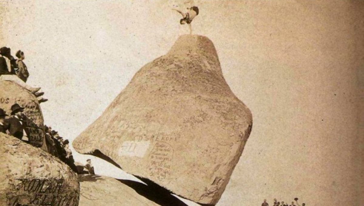 Esta gigantesca roca fue un atractivo turístico único durante el siglo XIX. Fuente: Todo Provincial. Esta gigantesca roca fue un atractivo turístico único durante el siglo XIX. Fuente: Todo Provincial.