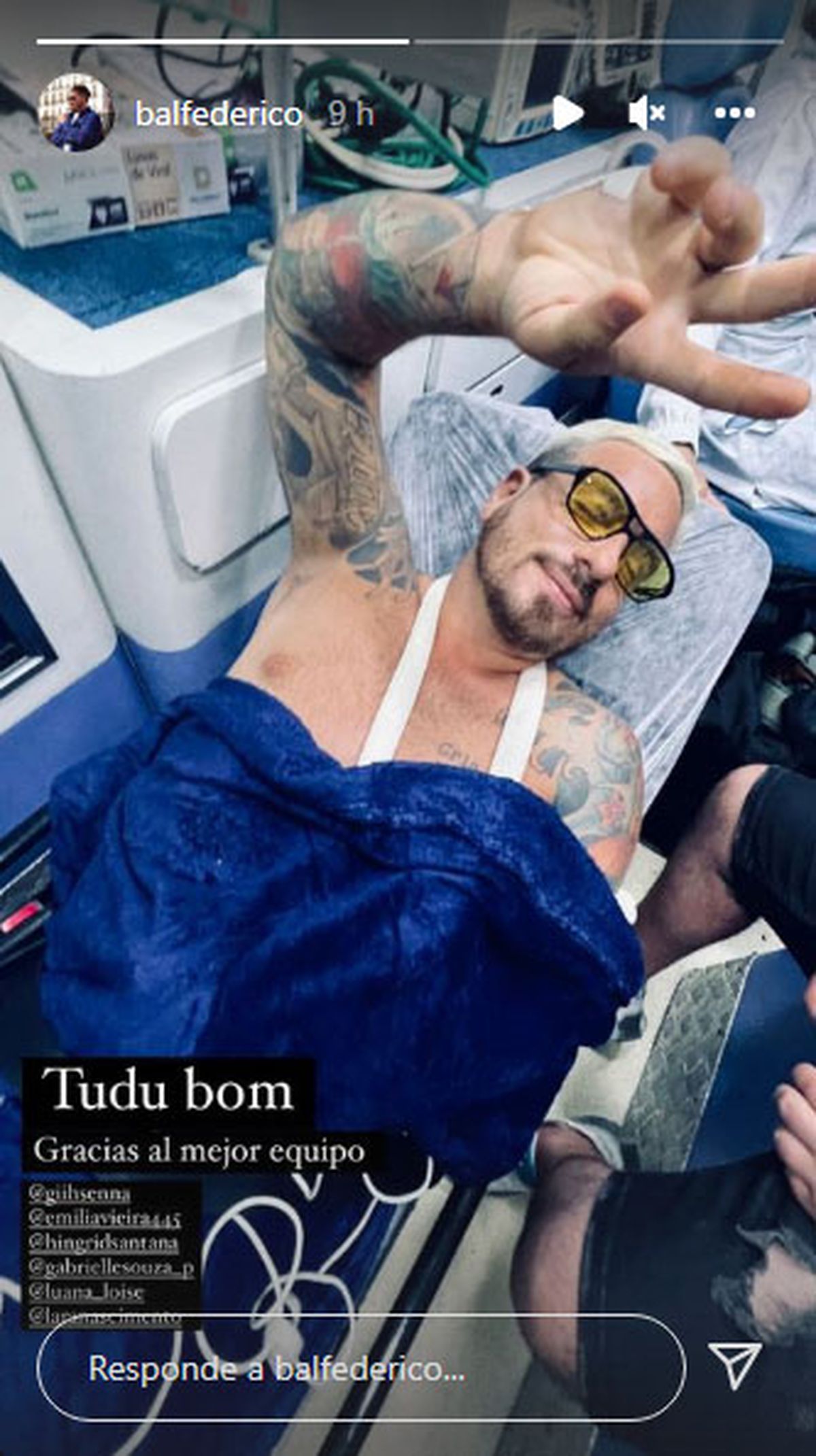 Para Fede Bal está "Tudu bom".