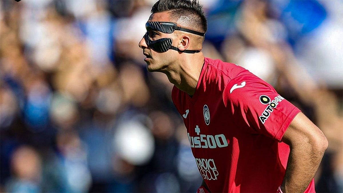 Juan Musso jugó en el Atalanta tras su lesión.