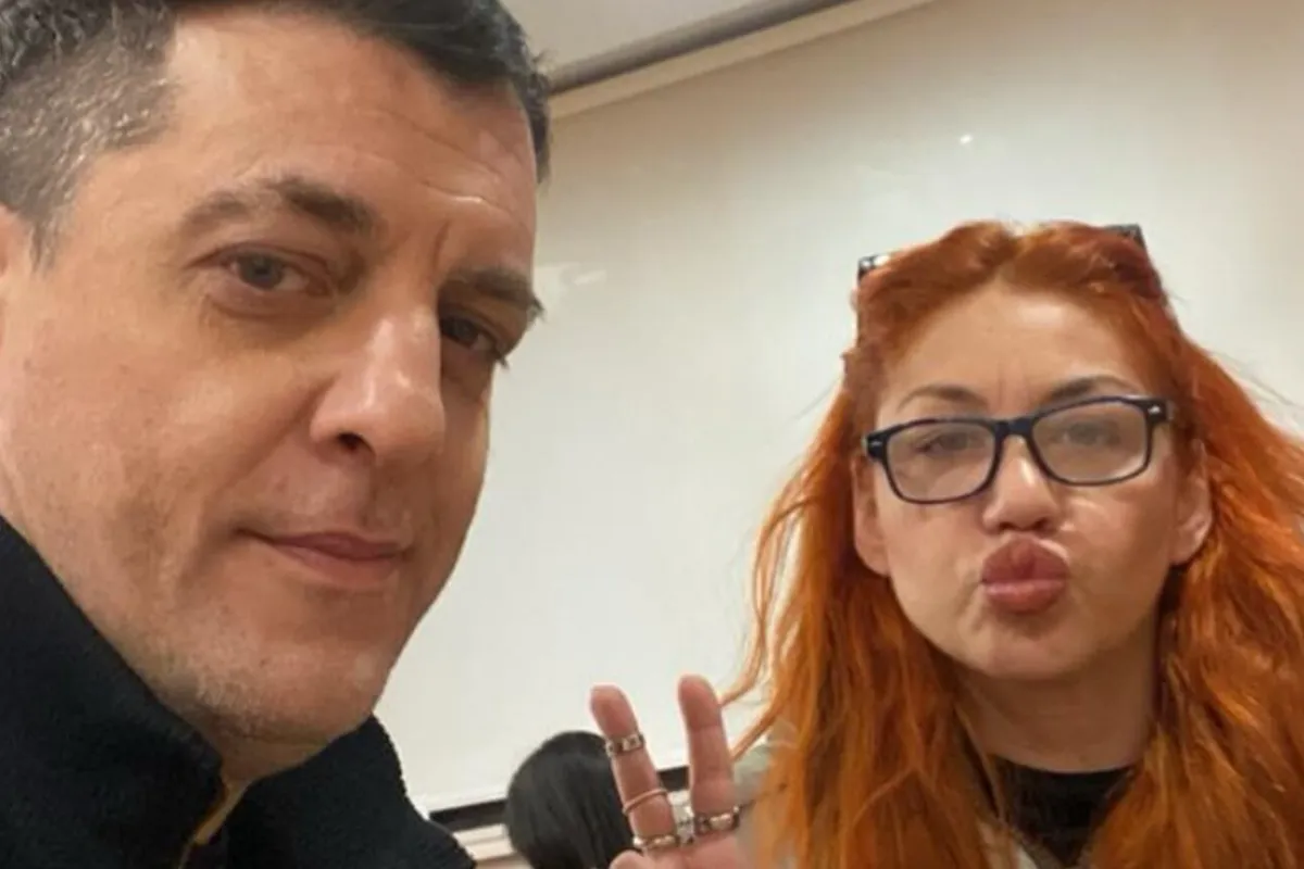 García Gómez y Lourdes Fernández en una imagen cuando eran pareja, luego ella lo denunció por violencia de género. Imagen: Instagram. García Gómez y Lourdes Fernández en una imagen cuando eran pareja, luego ella lo denunció por violencia de género. Imagen: Instagram.