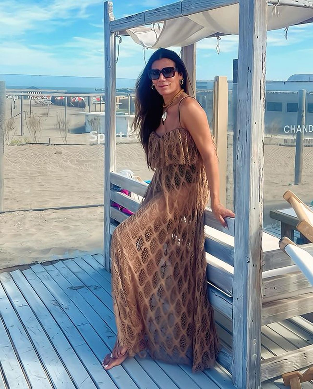 Florencia de la V paraliza lMar del Plata con sus ultra transparencias de red. Florencia de la V paraliza lMar del Plata con sus ultra transparencias de red.