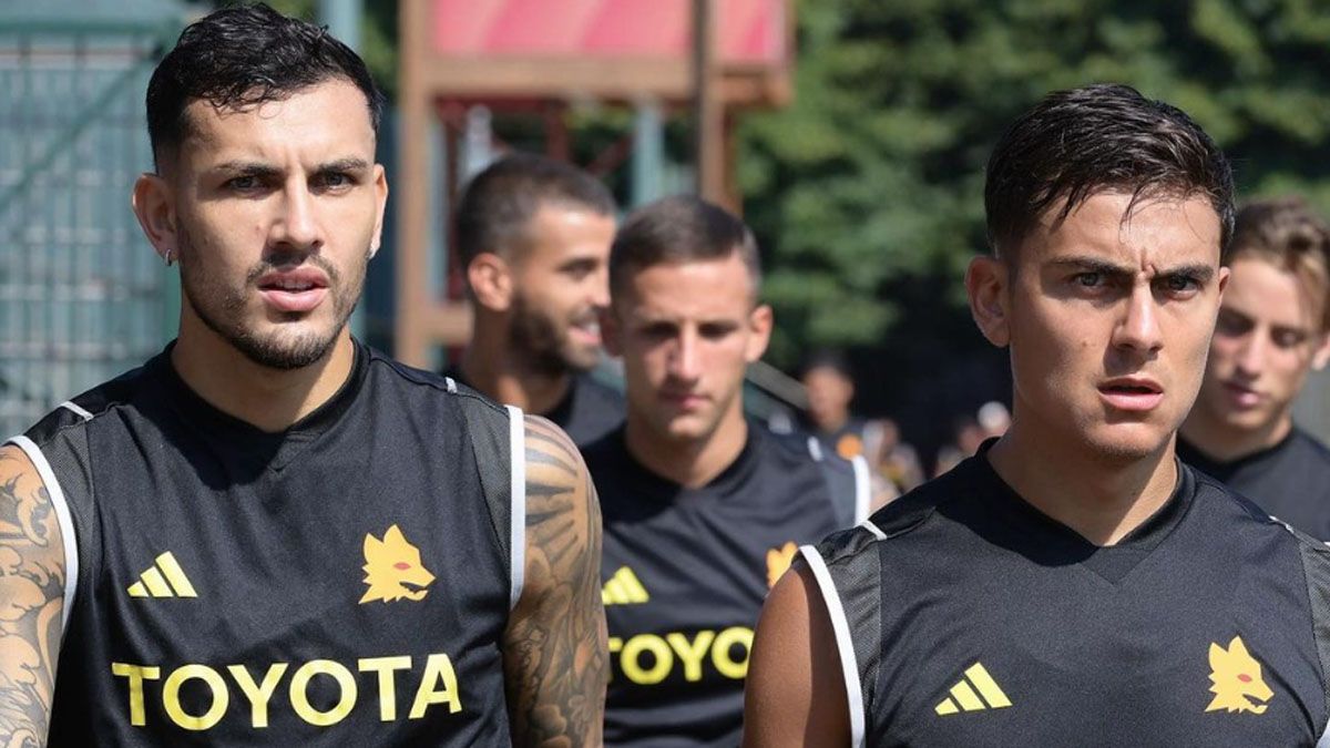 Paredes y Dybala ya se entrenan juntos en la Roma Paredes y Dybala ya se entrenan juntos en la Roma