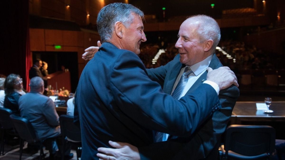 Daniel Pizzi y Jorge Barón compartieron la gestión de la UNCuyo.