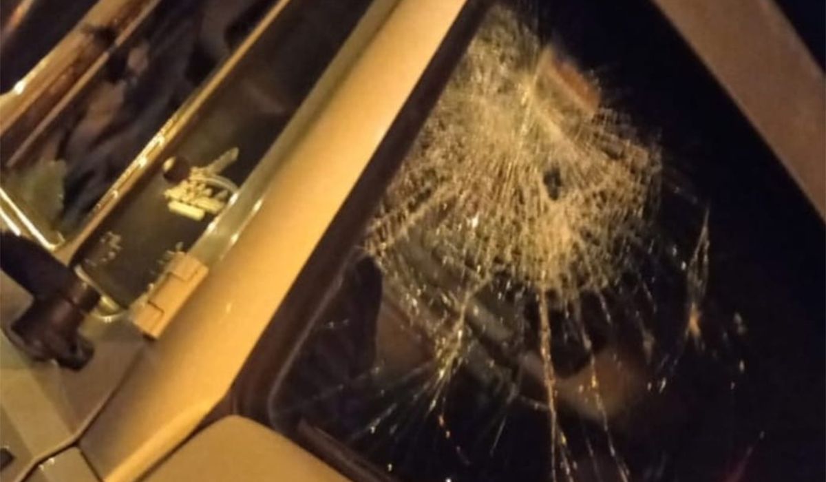 Auto destrozado, una imagen que se repite en los autos argentinos en Chile. Auto destrozado, una imagen que se repite en los autos argentinos en Chile.