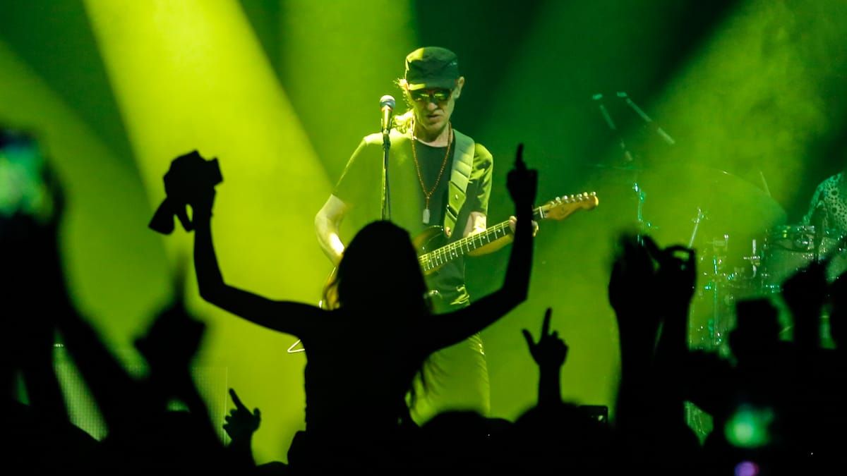 Skay. El Flaco volvió a Mendoza y demostró por qué sigue siendo un mito viviente del rock. Foto: Nicolás Ríos. Skay. El Flaco volvió a Mendoza y demostró por qué sigue siendo un mito viviente del rock. Foto: Nicolás Ríos.