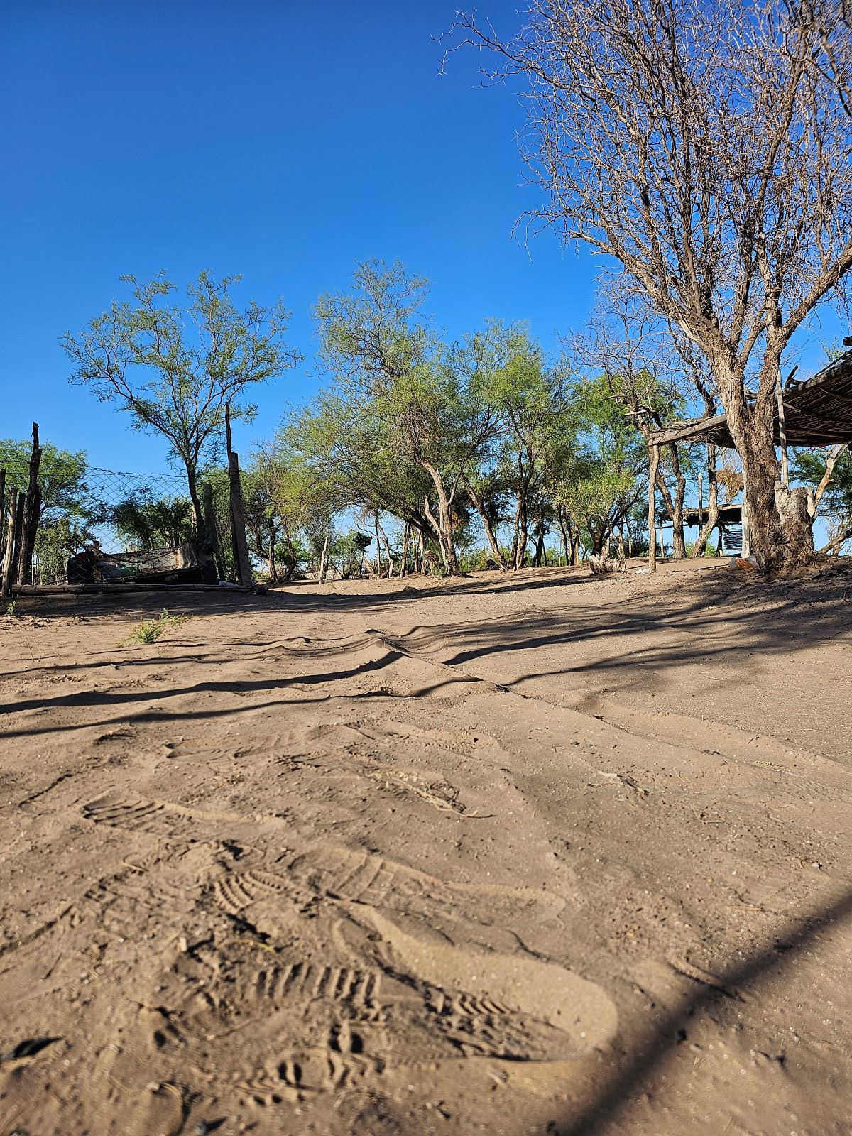 Una calle de arena en Lagunas del Rosario. Una calle de arena en Lagunas del Rosario.