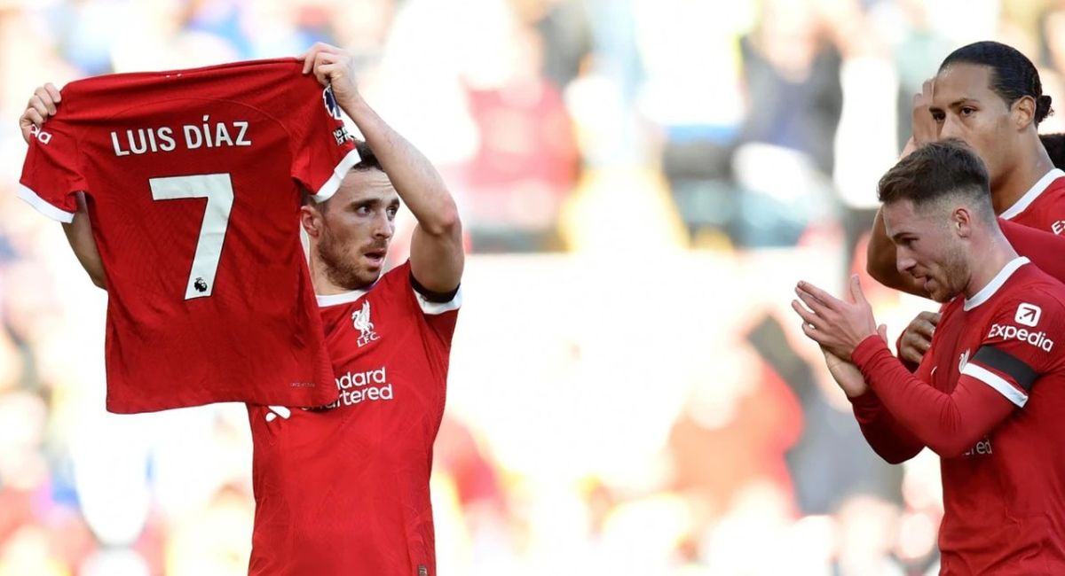 El gesto de Diogo Jota en el Liverpool cuando hab&iacute;an secuestrado al padre de Luis D&iacute;az.