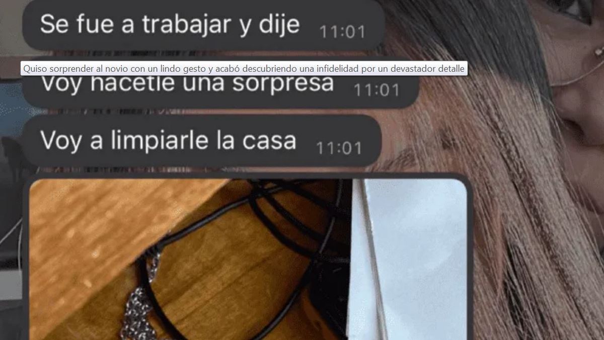 Pirata. Le ordenó la habitación al novio y descubrió algo horrible.