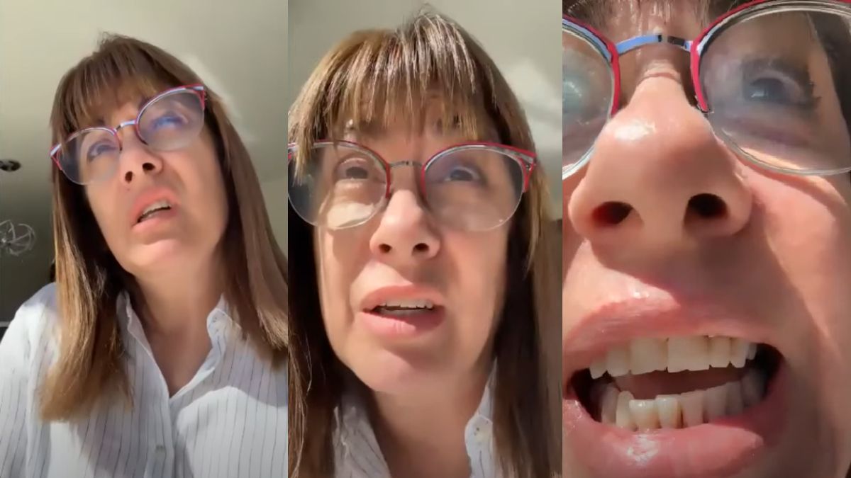 Marta Boiza, la esposa de Walter Bento, se cruzó con la jueza. Marta Boiza, la esposa de Walter Bento, se cruzó con la jueza.