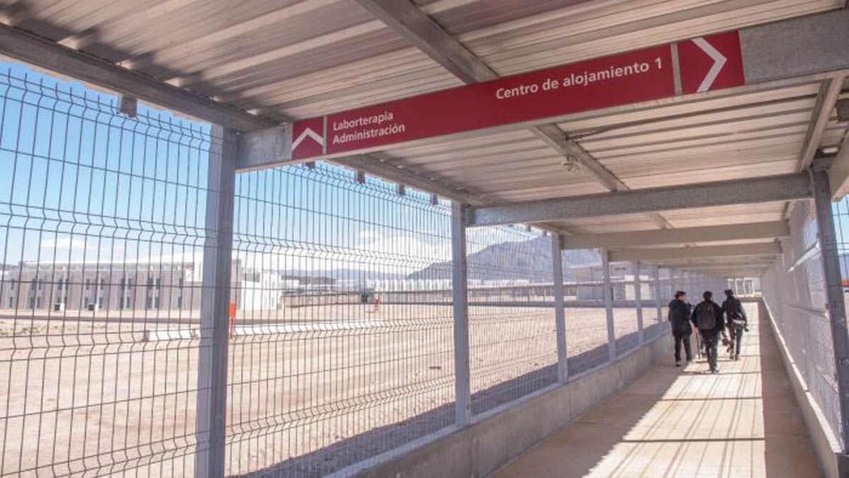 Uno de los pasillos del pabellón de máxima seguridad, pronto a inaugurarse.