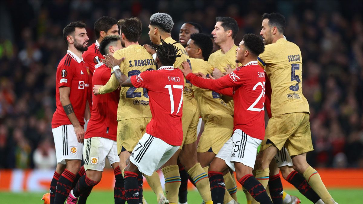 Manchester United eliminó al Barcelona de la Europa League.