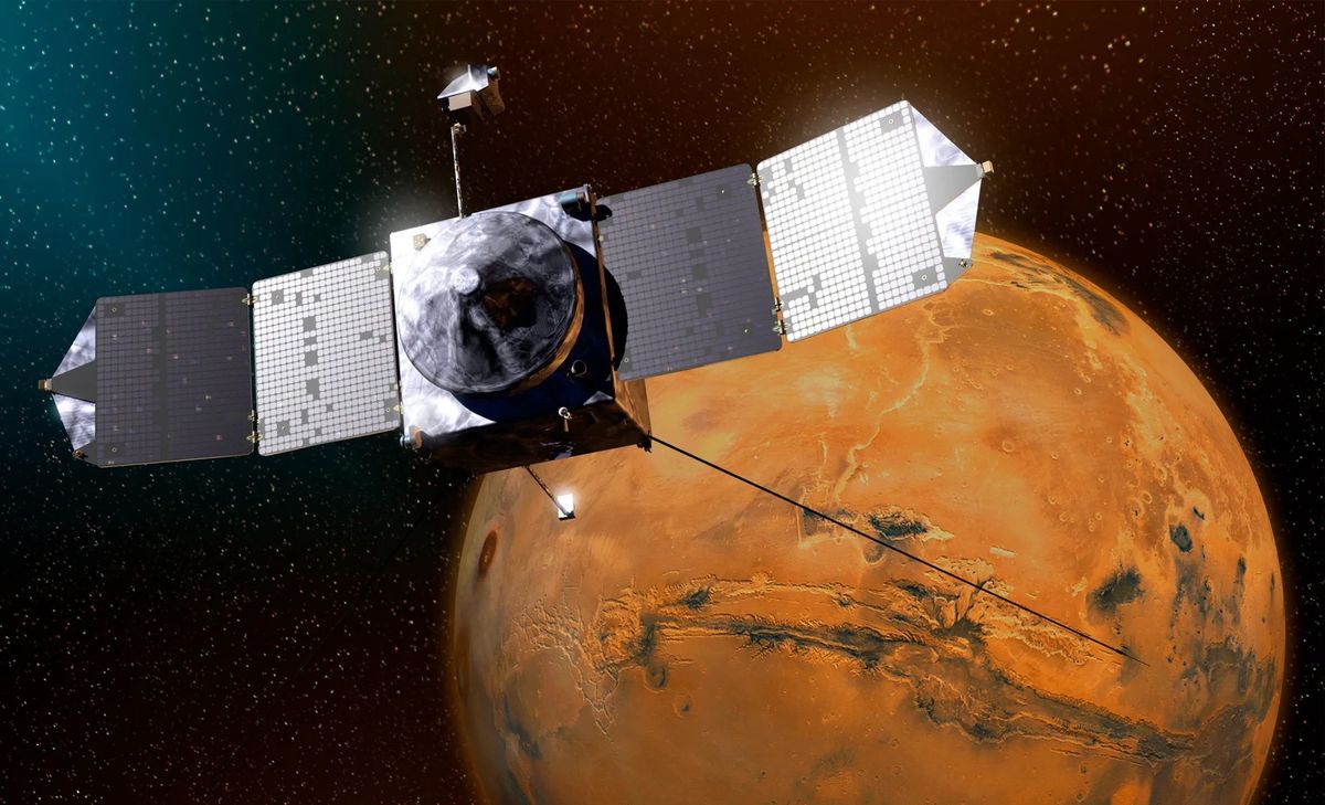 La NASA perdió una sonda que orbitaba Marte.