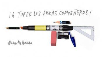 Viñeta negra: caricaturistas de todo el mundo repudiaron la masacre en el semanario parisino