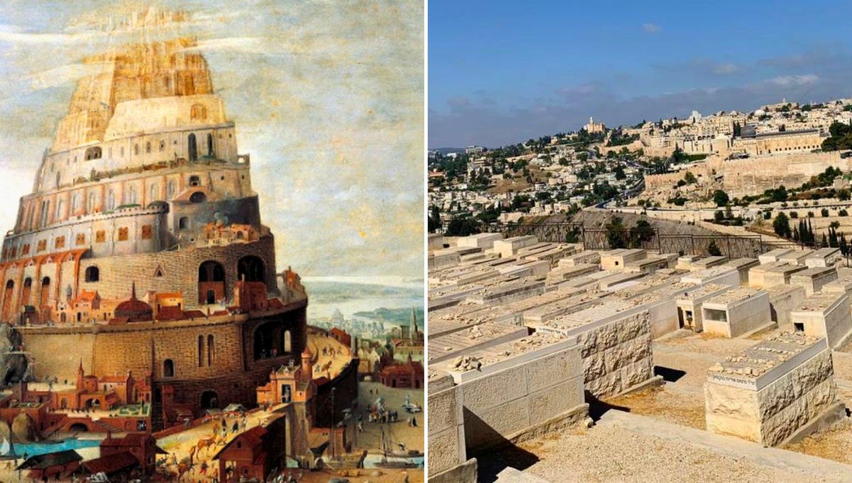 La Torre de Babel y el Valle de Josafat son otras dos ubicaciones bíblicas cuyo paradero real se desconoce. La Torre de Babel y el Valle de Josafat son otras dos ubicaciones bíblicas cuyo paradero real se desconoce.