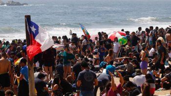 El video del hombre que dispara  contra manifestantes en Reñaca