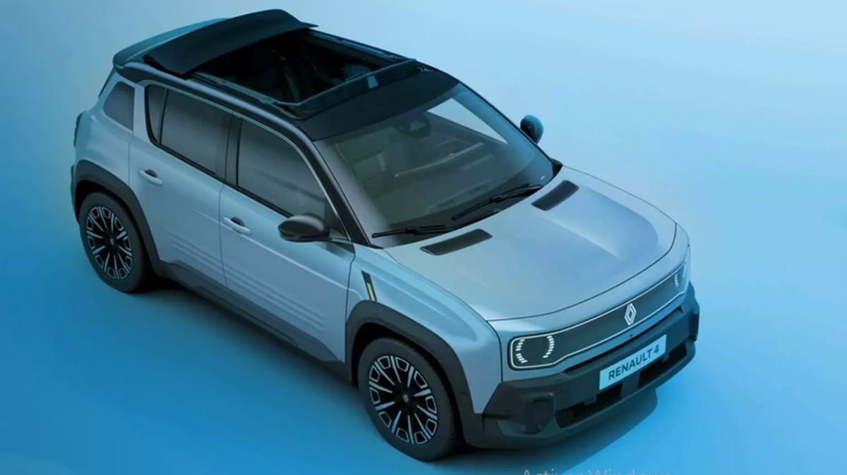 El techo es una novedad muy agradable del Renault 4 2025.