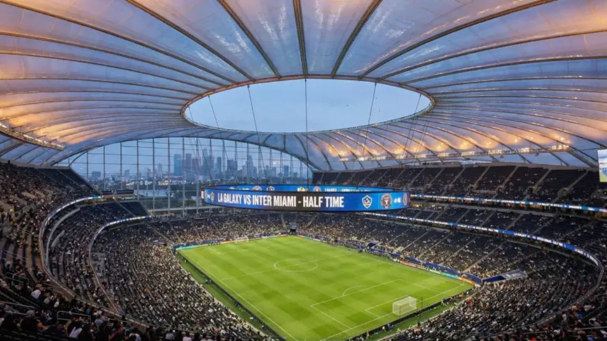 El SoFi Stadium de los Angeles, albergará la ceremonia inicial para Estados Unidos. El SoFi Stadium de los Angeles, albergará la ceremonia inicial para Estados Unidos.