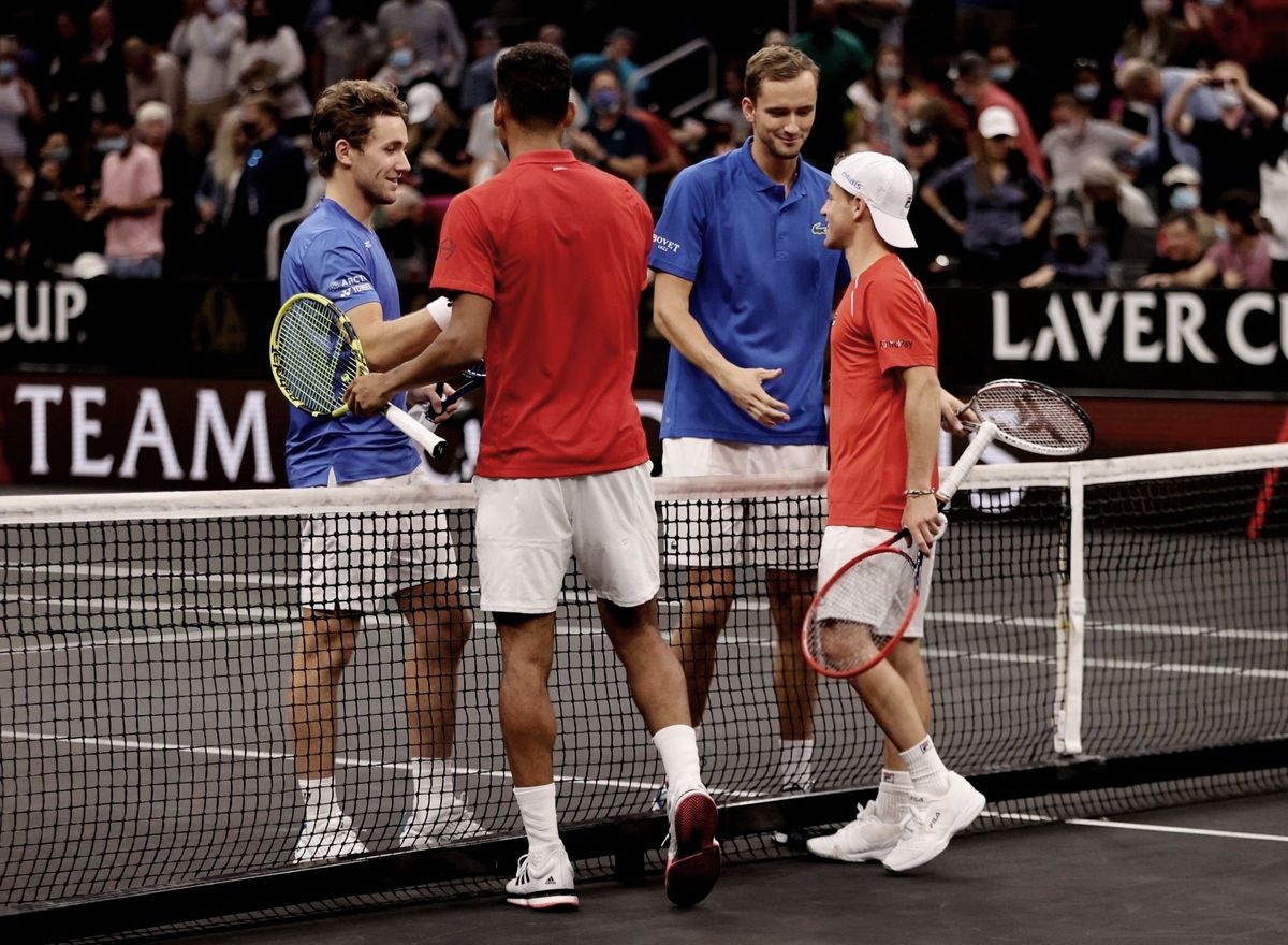 Diego Schwartzman cerró con un triunfo una Laver Cup dominada por Europa.