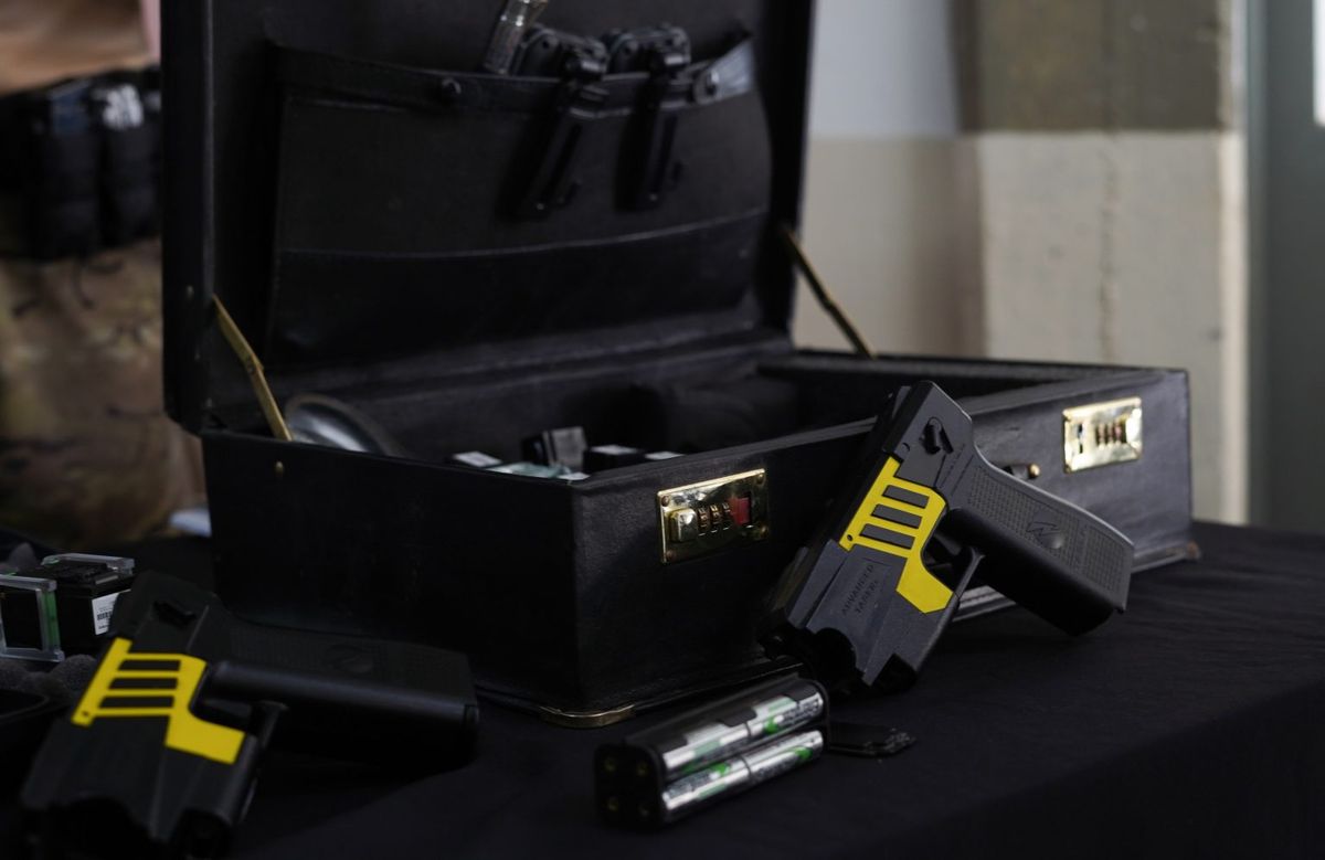 Estas son las pistolas Taser que utilizará un grupo de 41 preventores de Ciudad. Estas son las pistolas Taser que utilizará un grupo de 41 preventores de Ciudad.