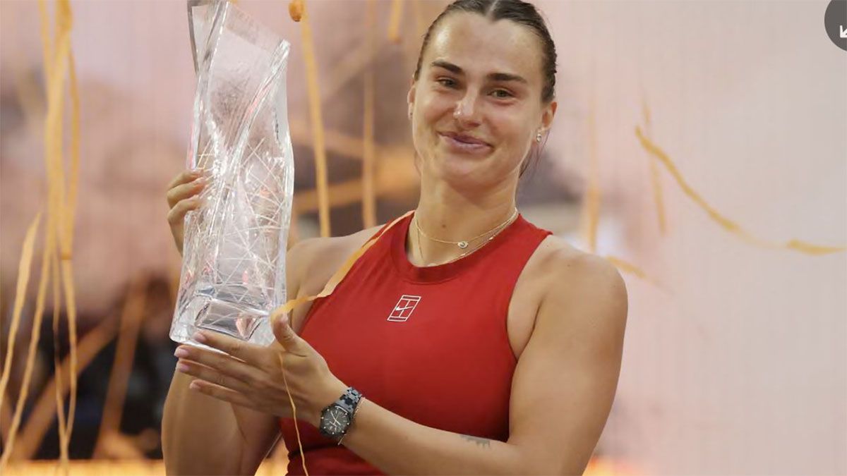 Aryna Sabalenka.