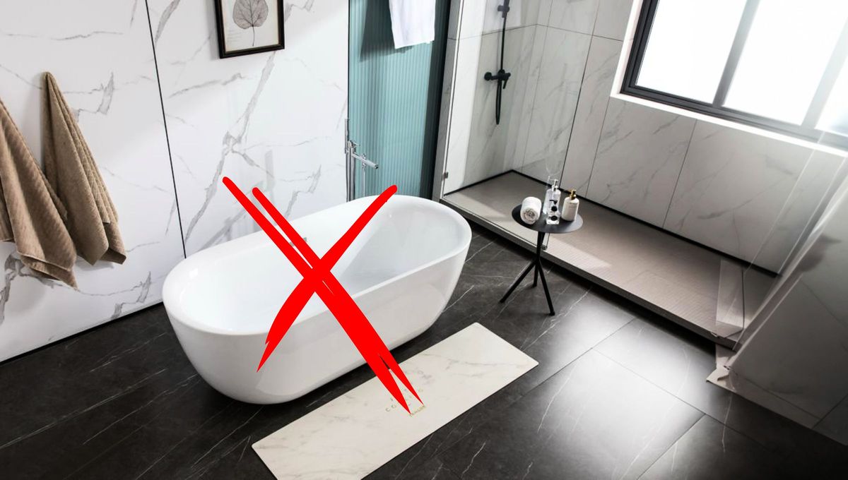 Adiós a la bañera tradicional: la tendencia de baño que comienza a estar de moda