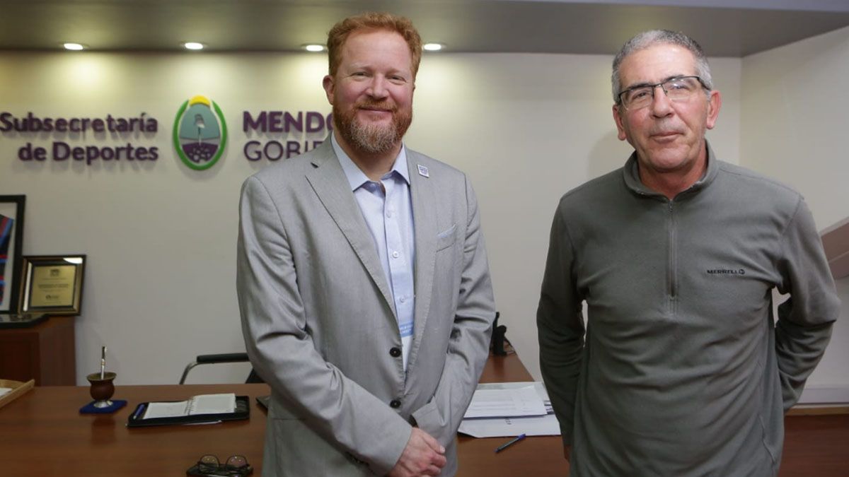 Michael Boys y Federico Chiapetta se reunieron en el Malvinas pesando en el Mundial 2030