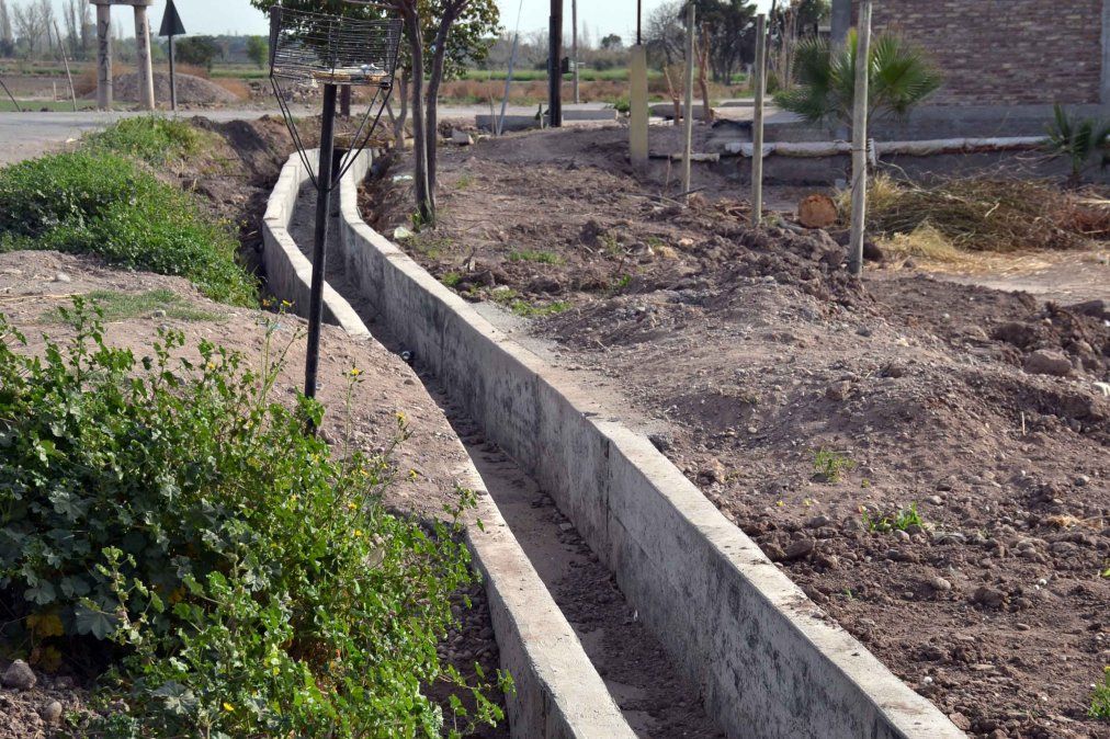 Guaymallén pionero en pequeñas obras en aprovechamiento del agua