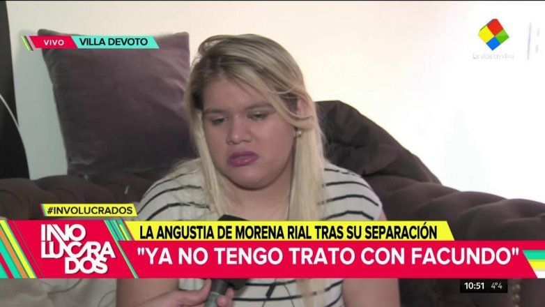 Morena Rial rompió en llanto en vivo