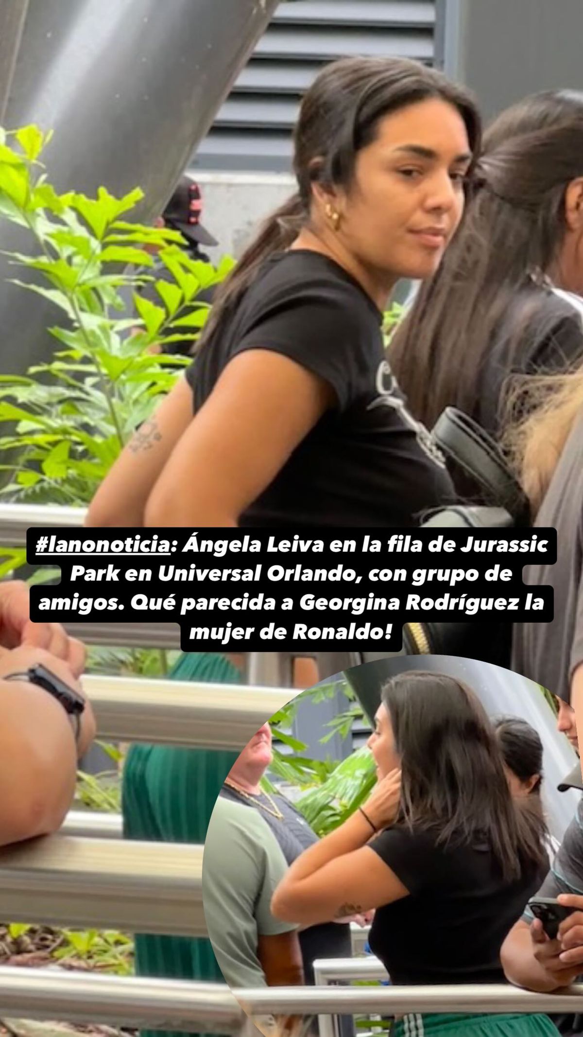 La foto de Ángela Leiva en Disney que causó furor: "Es igual a Georgina Rodríguez". La foto de Ángela Leiva en Disney que causó furor: "Es igual a Georgina Rodríguez".