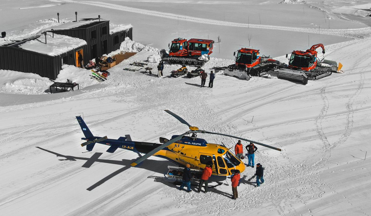 Un staff fijo de 20 personas reside en los refugios construídos por Ecolodge para El Azufre