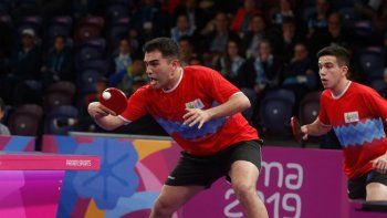 Gastón Alto sumó una nueva medalla de plata con el equipo de tenis de mesa