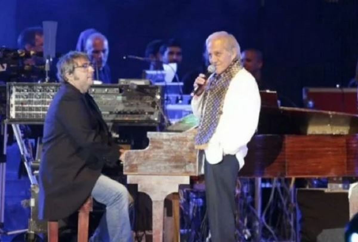 2014. Polo Máquez con Lito Vitale en la Fiesta Nacional de la Vendimia.