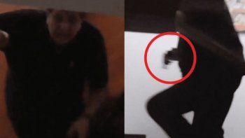Impactante video de Alan García con un revólver en la mano antes de suicidarse
