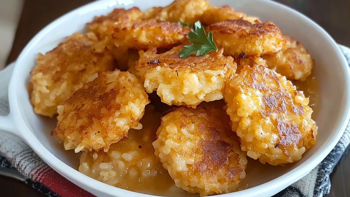 Receta de torrejas de arroz. Foto: gentileza infobae.